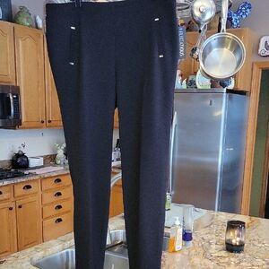 Flirtations Women's XL Black Pants